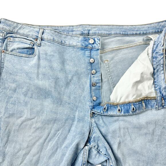 Old Navy OG Straight High Rise Jeans light wash women’s plus size 30 - Picture 7 of 12